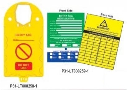 YELLOW TAGS HOLDER